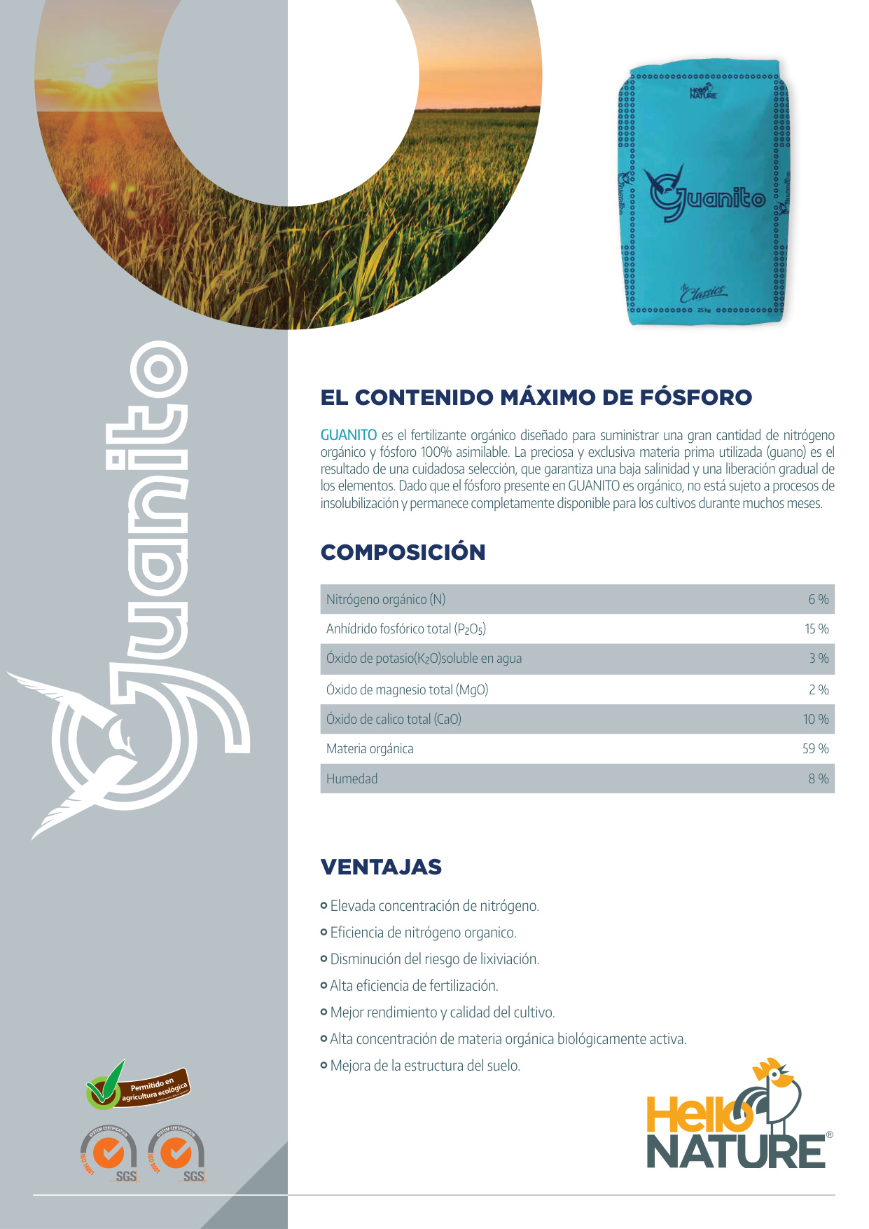 Guanito Producto