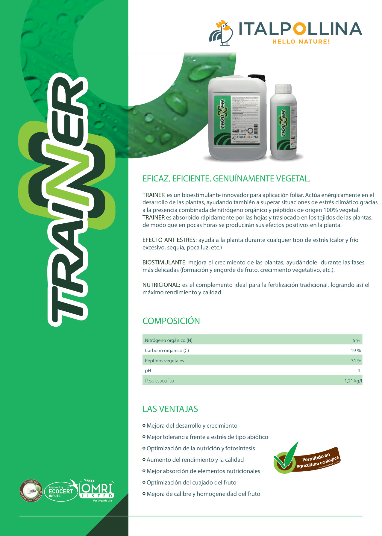 Trainer Producto